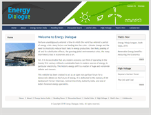 Tablet Screenshot of energy-dialogue.org